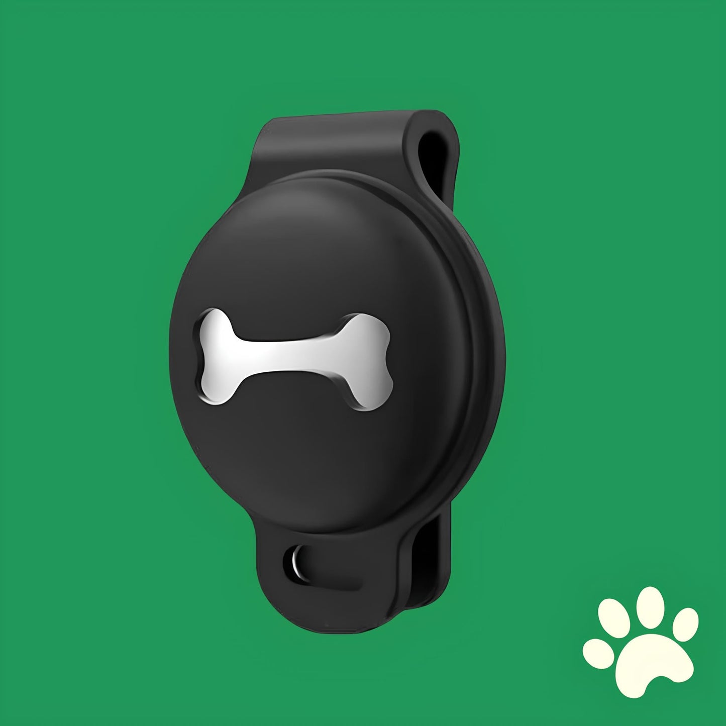 Collier GPS intelligent pour chiens et chats  noire