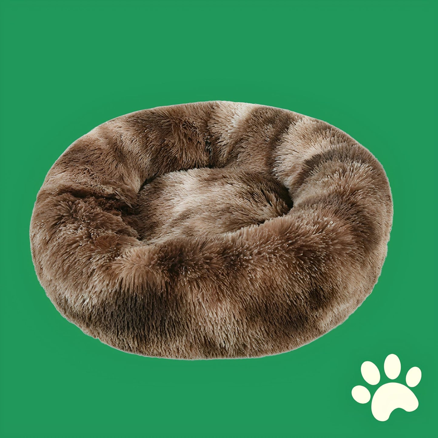 Lit moelleux marron pour chien et chat