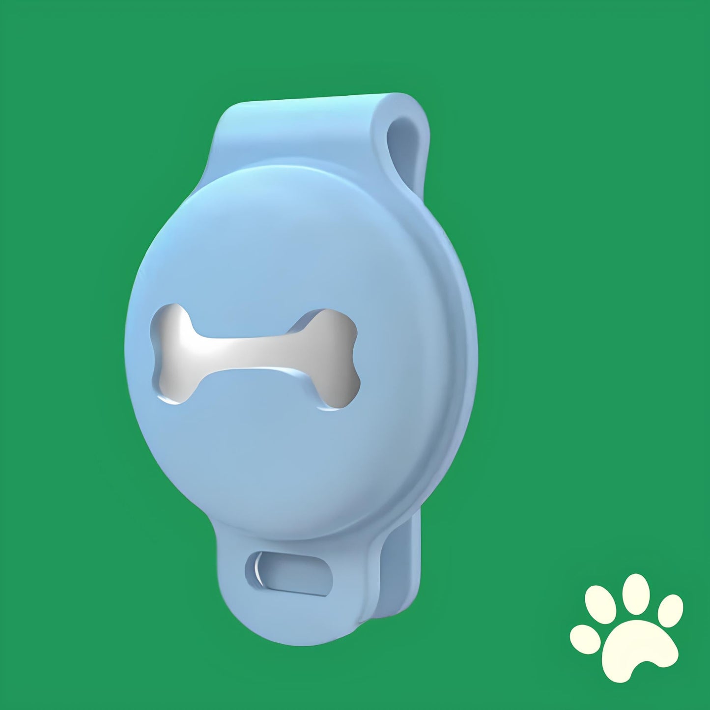 Collier GPS intelligent pour chiens et chats, modèle bleu