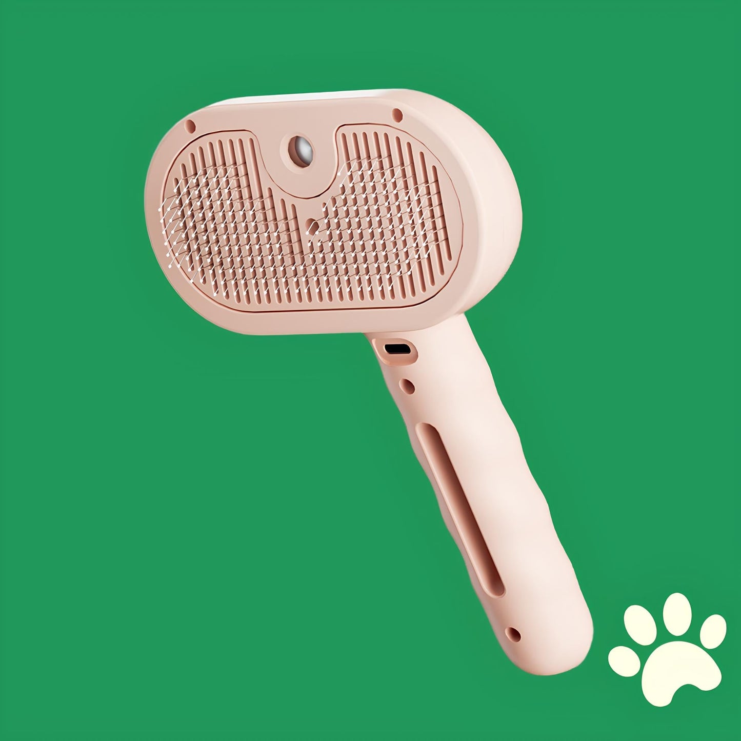 Brosse vapeur rose pour chien et chat – massage et soin du pelage avec SteamBrush