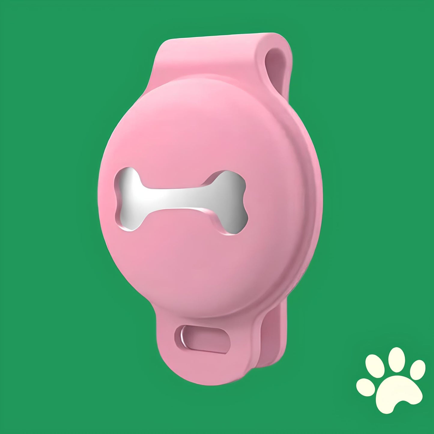 Collier GPS intelligent pour chiens et chats, modèle rose