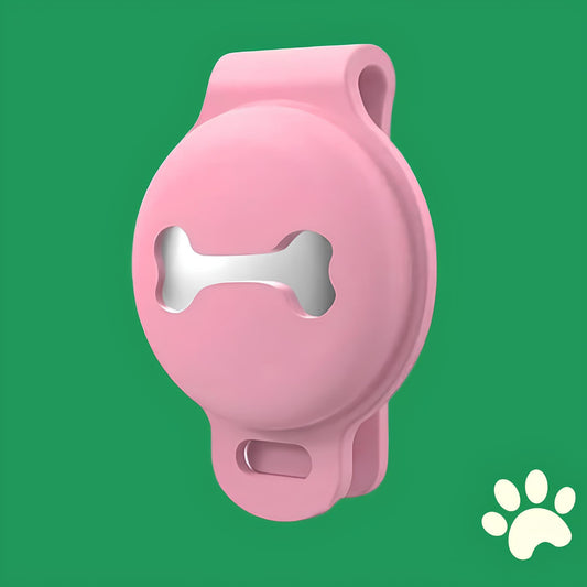 Collier GPS intelligent pour chiens et chats, modèle rose